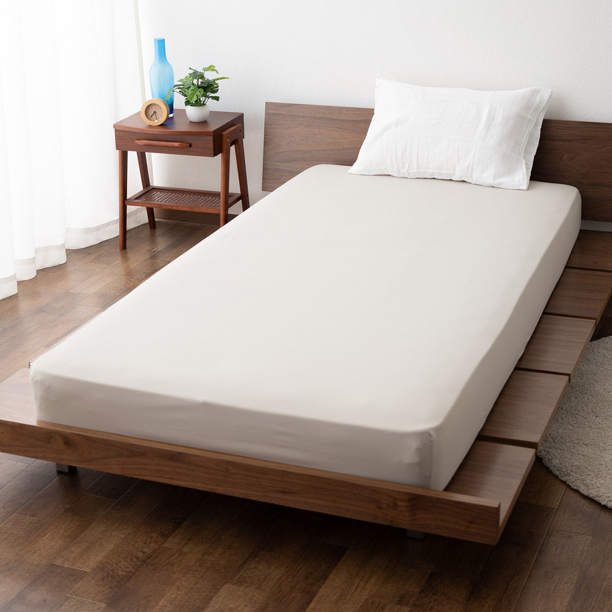 ウルトラストレッチフィットシーツ セミダブル ダブル 抗菌防臭 伸びる