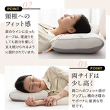 幸せのまくら 2個セット ビーズ枕 わた枕 綿100% 天竺ニットカバー付き 洗える 抗菌 防臭 吸湿 速乾