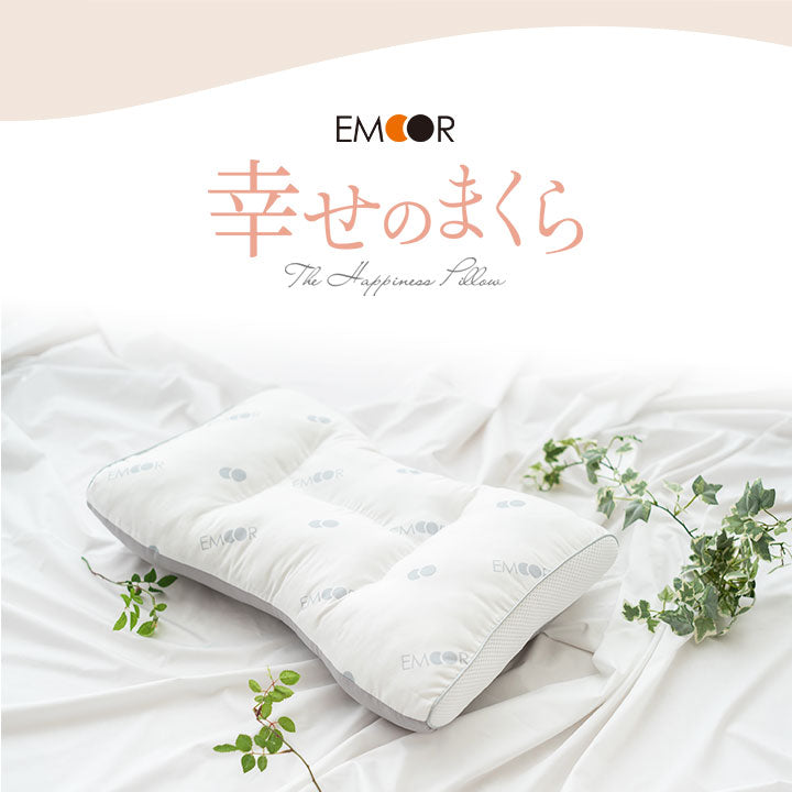 幸せのまくら 単品 ビーズ枕 わた枕 枕カバー付き 綿100% 洗える 抗菌 防臭 吸湿 速乾