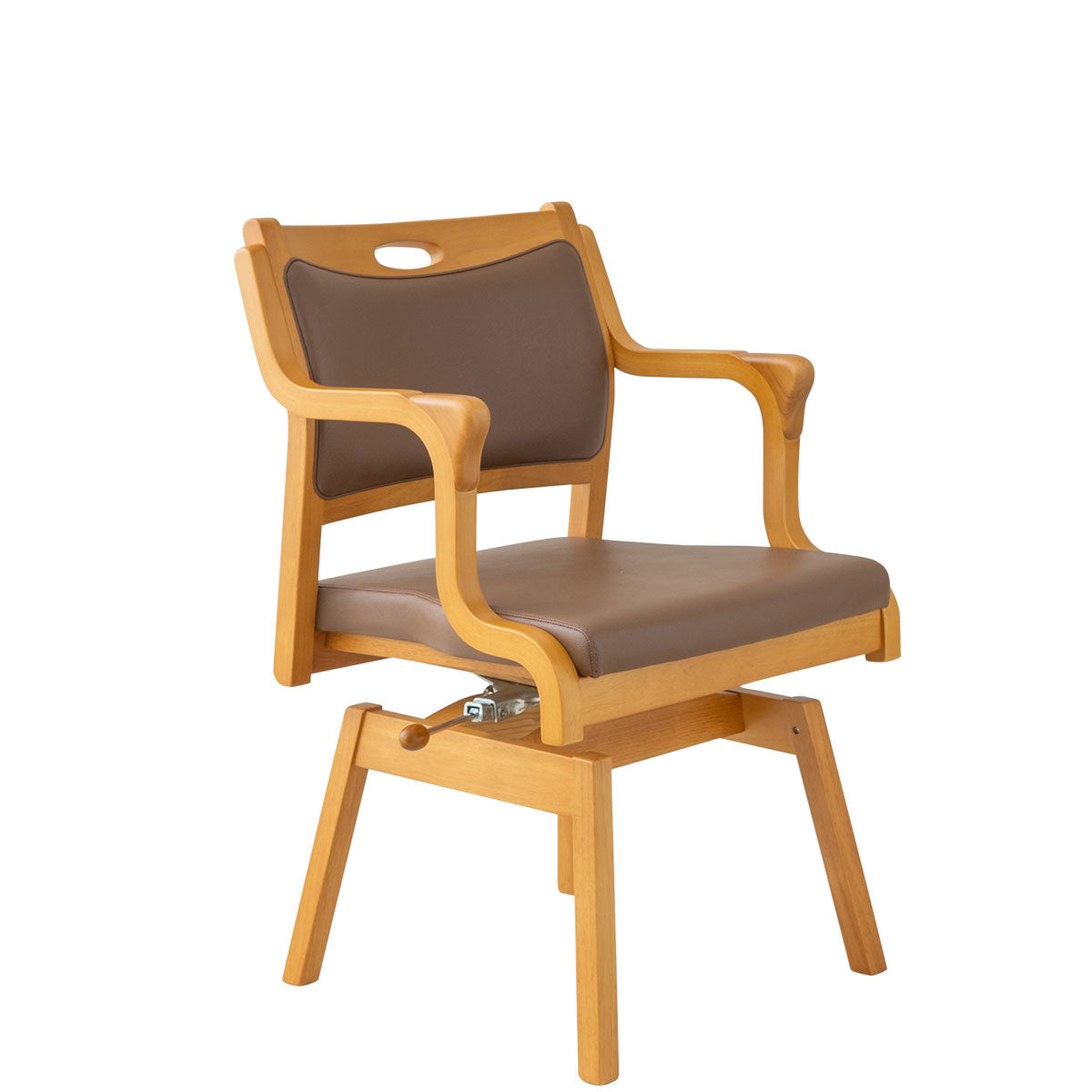 回転チェア 回転高座椅子 座面ロック機能付き 肘付き ソファ 1人