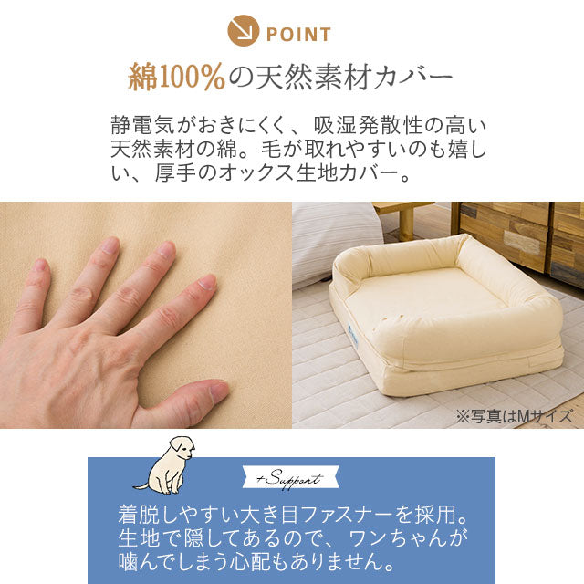 年代に合わせて選ぶ 3Dベッド やわらか丸洗いタイプ シニア＆ハイシニア用 小型犬 中型犬 洗えるカバー付き ペットベッド ドッグベッド 犬用 ペット用 ベッド カドラー ペット用品