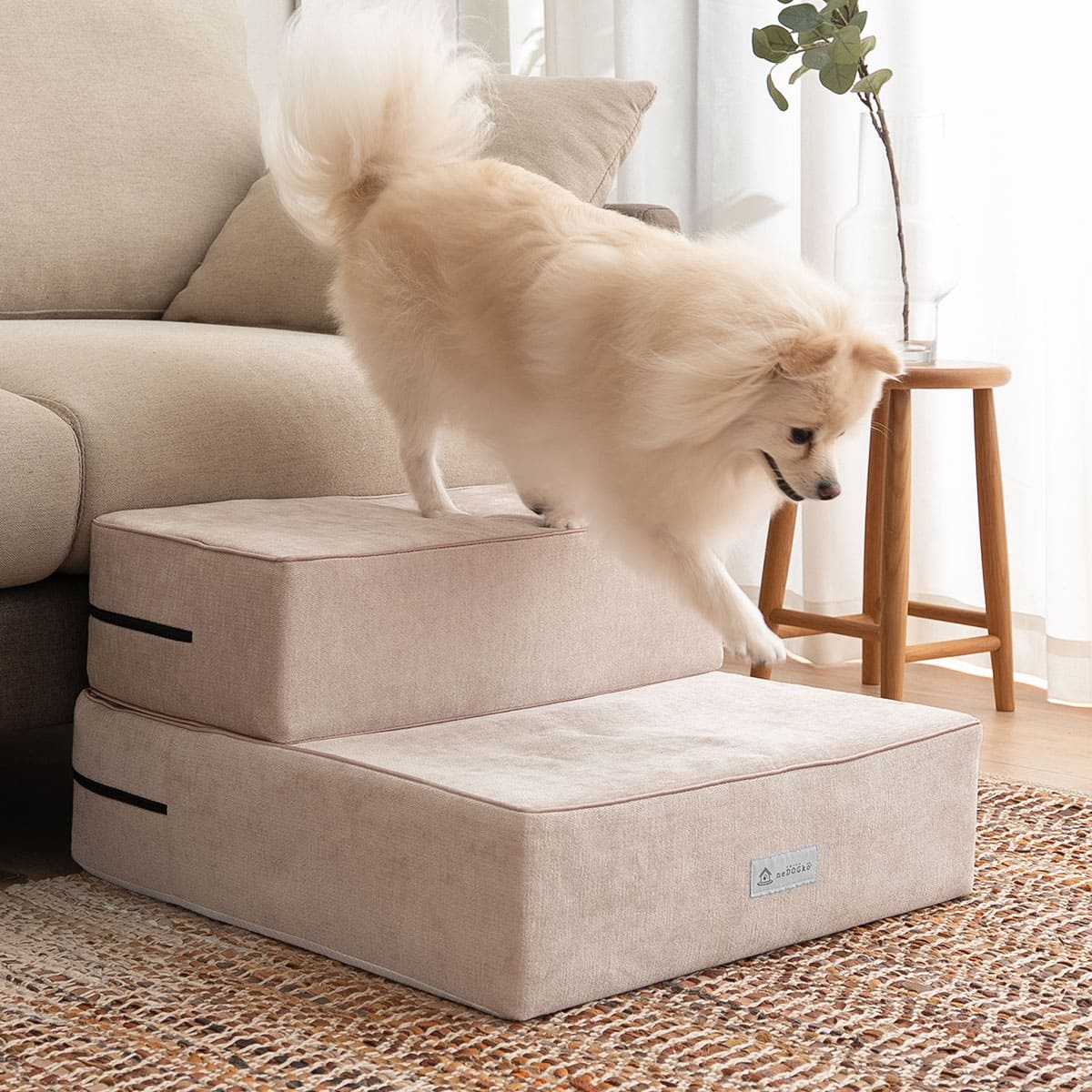 ドッグステップ ワイドタイプ ステップ スロープ 犬 ペット用 階段