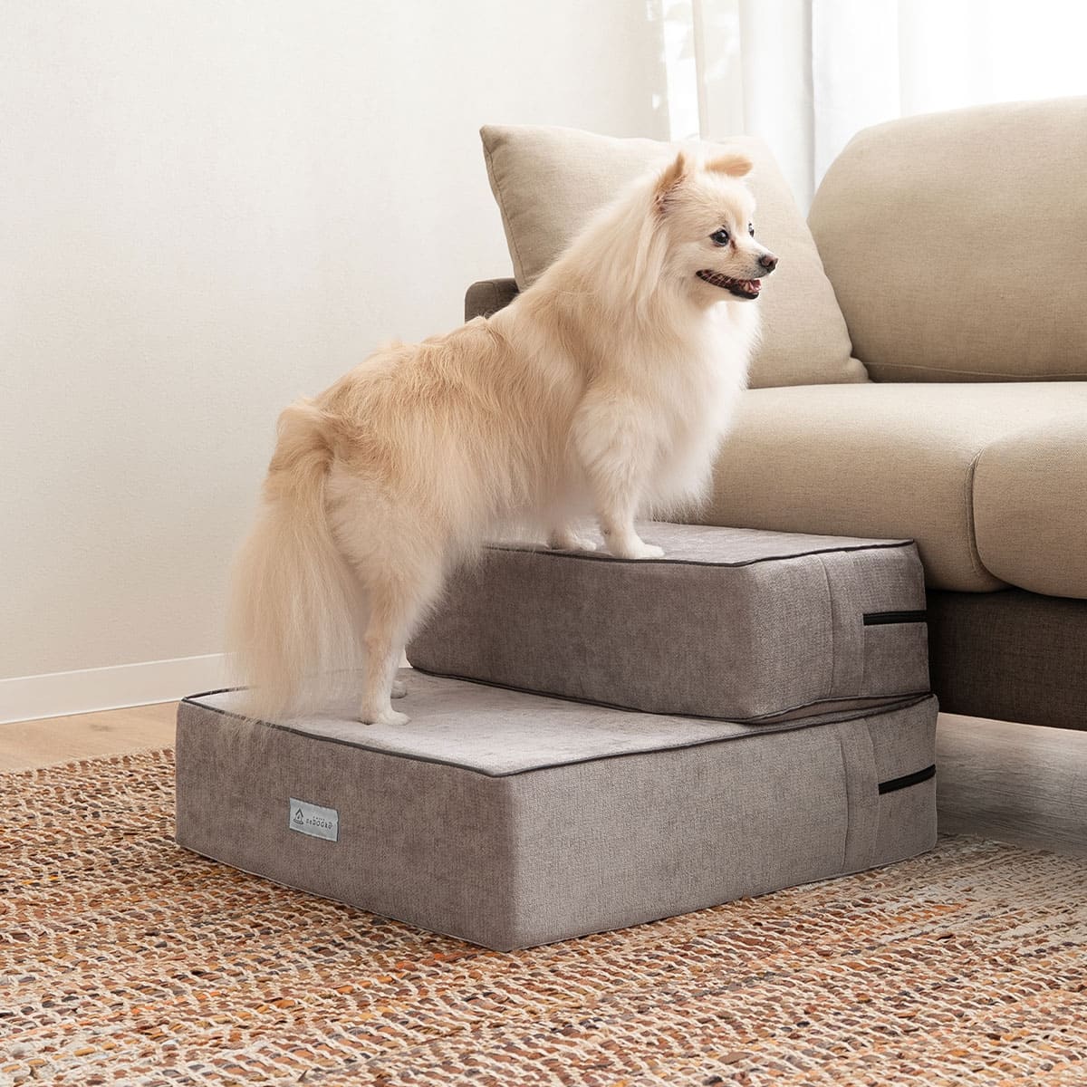 ドッグステップ ワイドタイプ ステップ スロープ 犬 ペット用