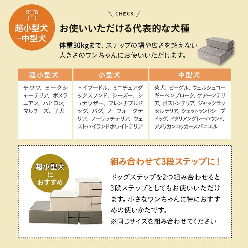 ドッグステップ 犬用ステップ 幅55cm ワイドタイプ 小型犬 パピー シニア 折りたたみ ステップ スロープ 階段 踏み台 高齢犬 犬用 ペット用 ペットステップ ペットスロープ 段差解消 ケガ防止 介護用品 ペット用品