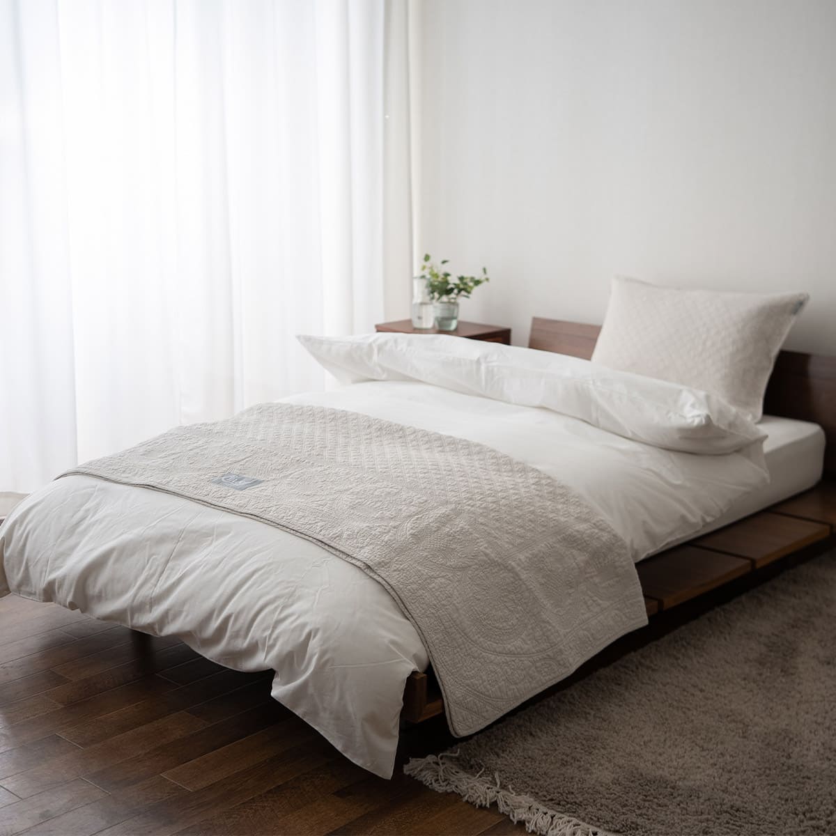 ベッドスプレッド ベッドライナー フットスロー フットライナー