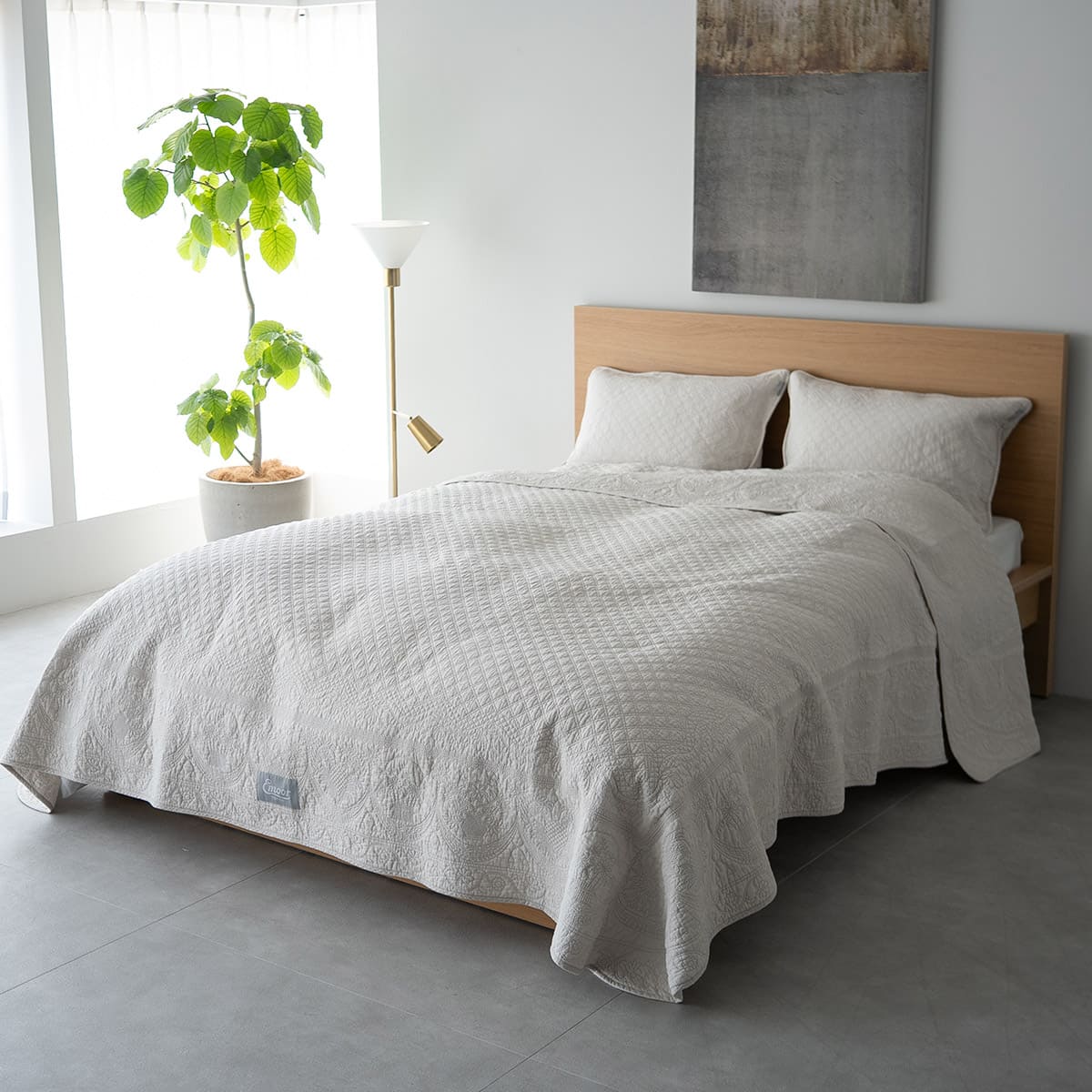 ベッドスプレッド シングル セミダブル ダブル クイーン 綿100