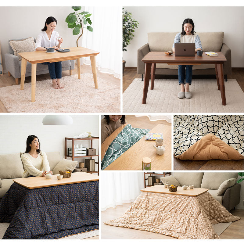 【なお】定価42000円　高さ調節可　コタツテーブル　布団付き 定価高 こたつ なお】定価42000円 高さ調節可 コタツテーブル 布団付き