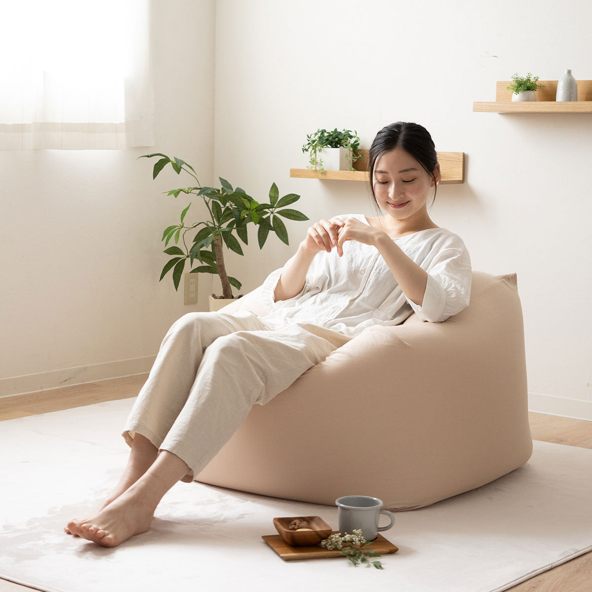 ビーズクッション・クッションソファ memiru ビーズクッション・クッションソファ memiru ビーズクッション