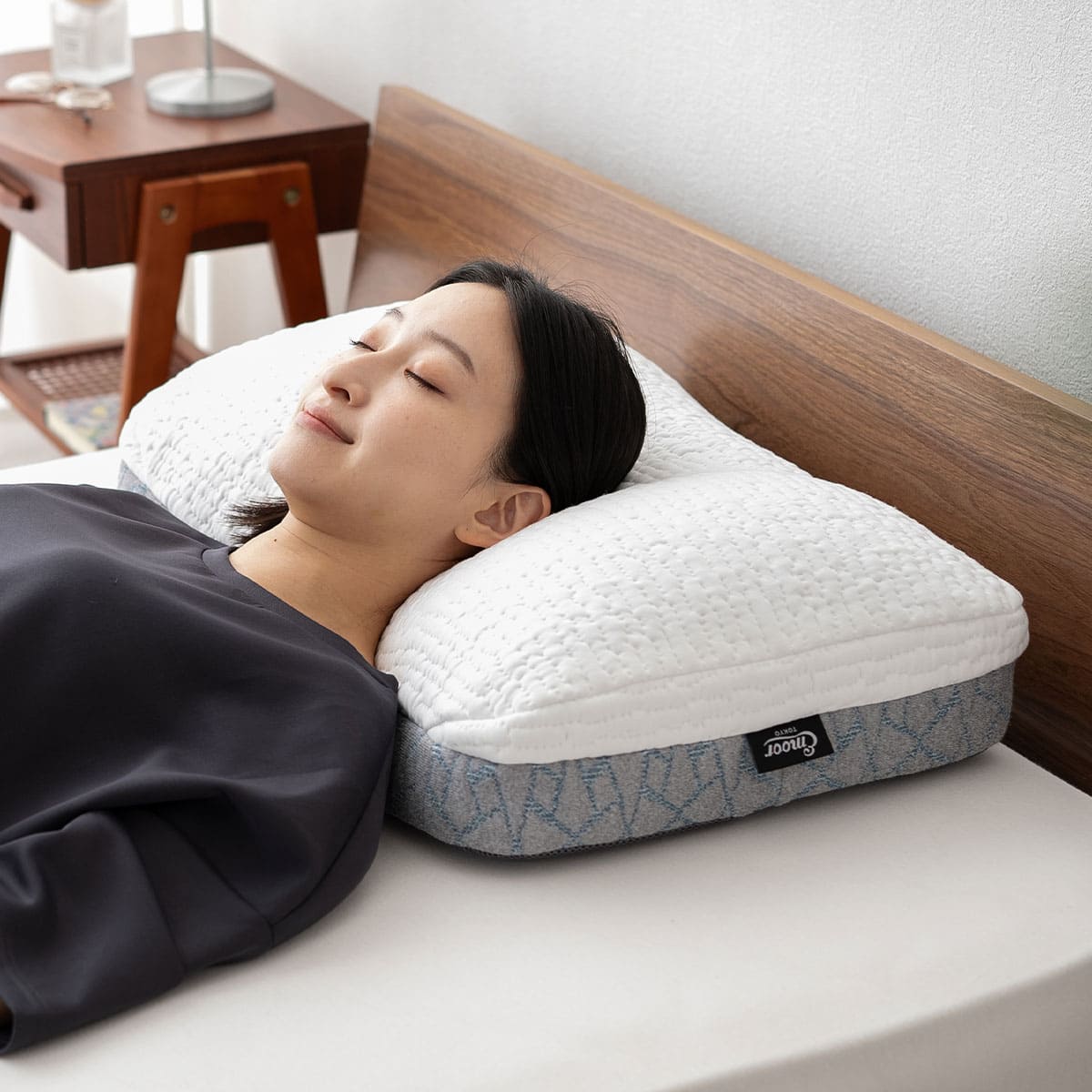 ヒロさま背 プレミアムビーズピロー 40×60cm 日本製 高さ調節シート付き