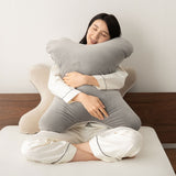 至福の睡眠 マシュマロ 抱きしめピロー 抱き枕 クッション ビーズ ゆったり リラックス セルフケア フットケア ボディピロー 足枕 あしまくら フットピロー 腰当て 背当て 母の日 父の日 敬老の日 ギフト プレゼント 実用的