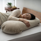 マシュマロ フィットピロー 枕カバー付き 高さ調整可能　もちもち触感 仰向け寝 大きめまくら