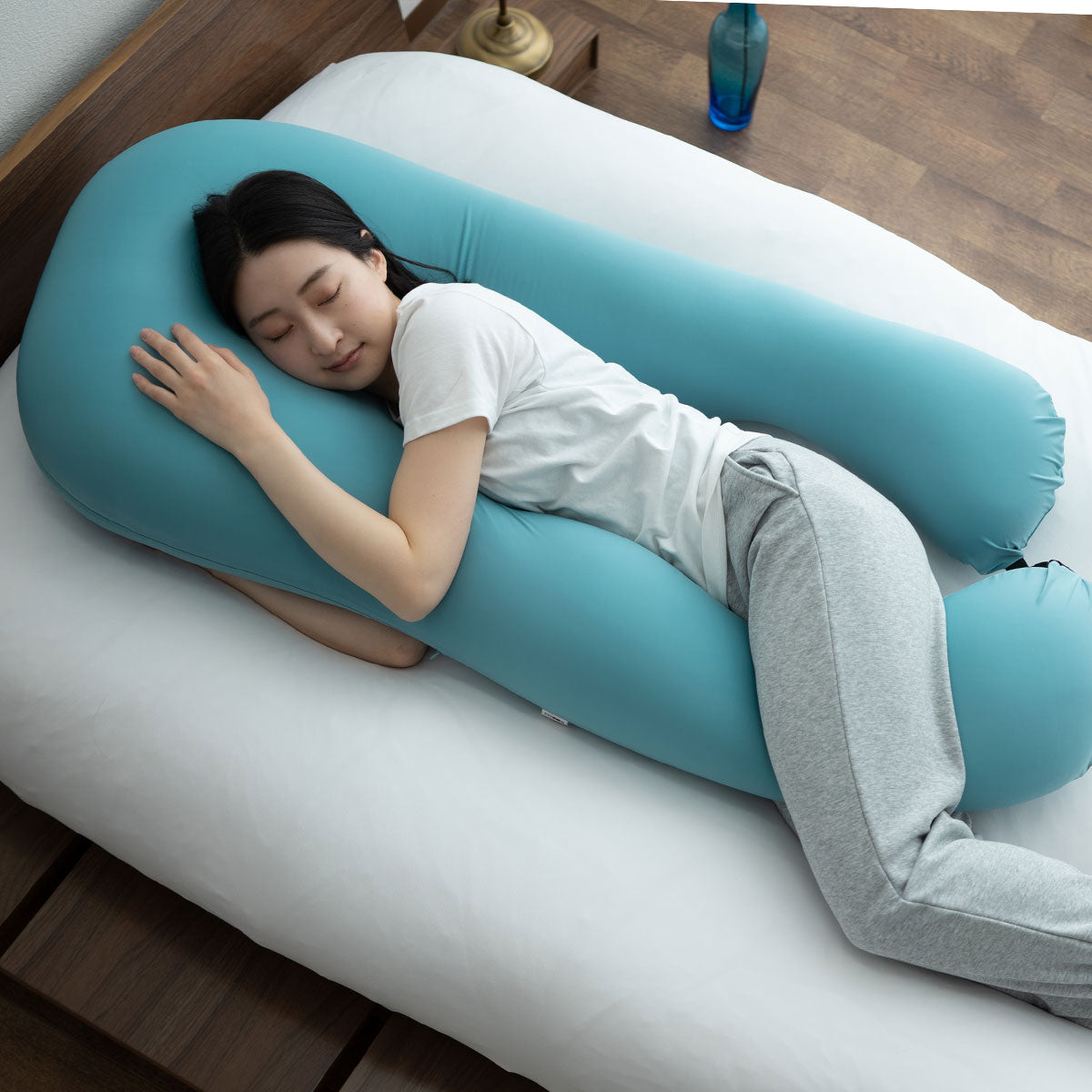 【美品】コンフォートU：U字抱き枕 楽天市場】フォスフレイクス 抱き枕 88×135cm U字 コンフォートU