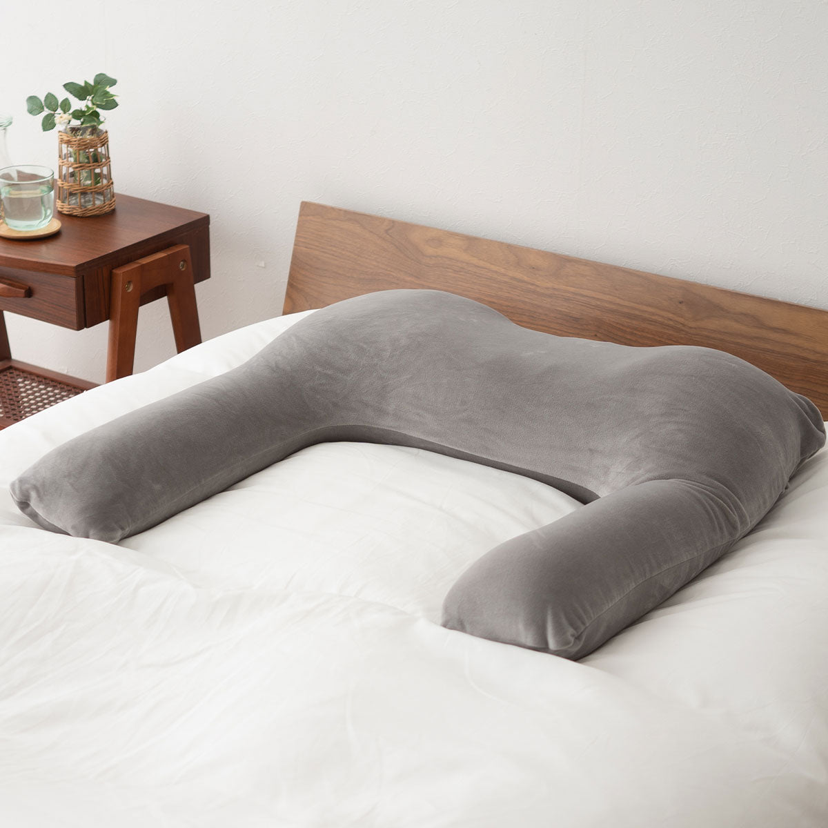 至福の睡眠】 マシュマロ横寝ピロー 枕カバー付き │ 寝具・家具