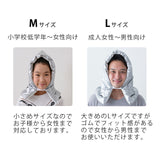 防災頭巾 アルミ防災頭巾 アルミ蒸着 難燃素材を使用 日本製 28×42cm 【(公財)日本防炎協会認定品】 ぼうさいずきん
