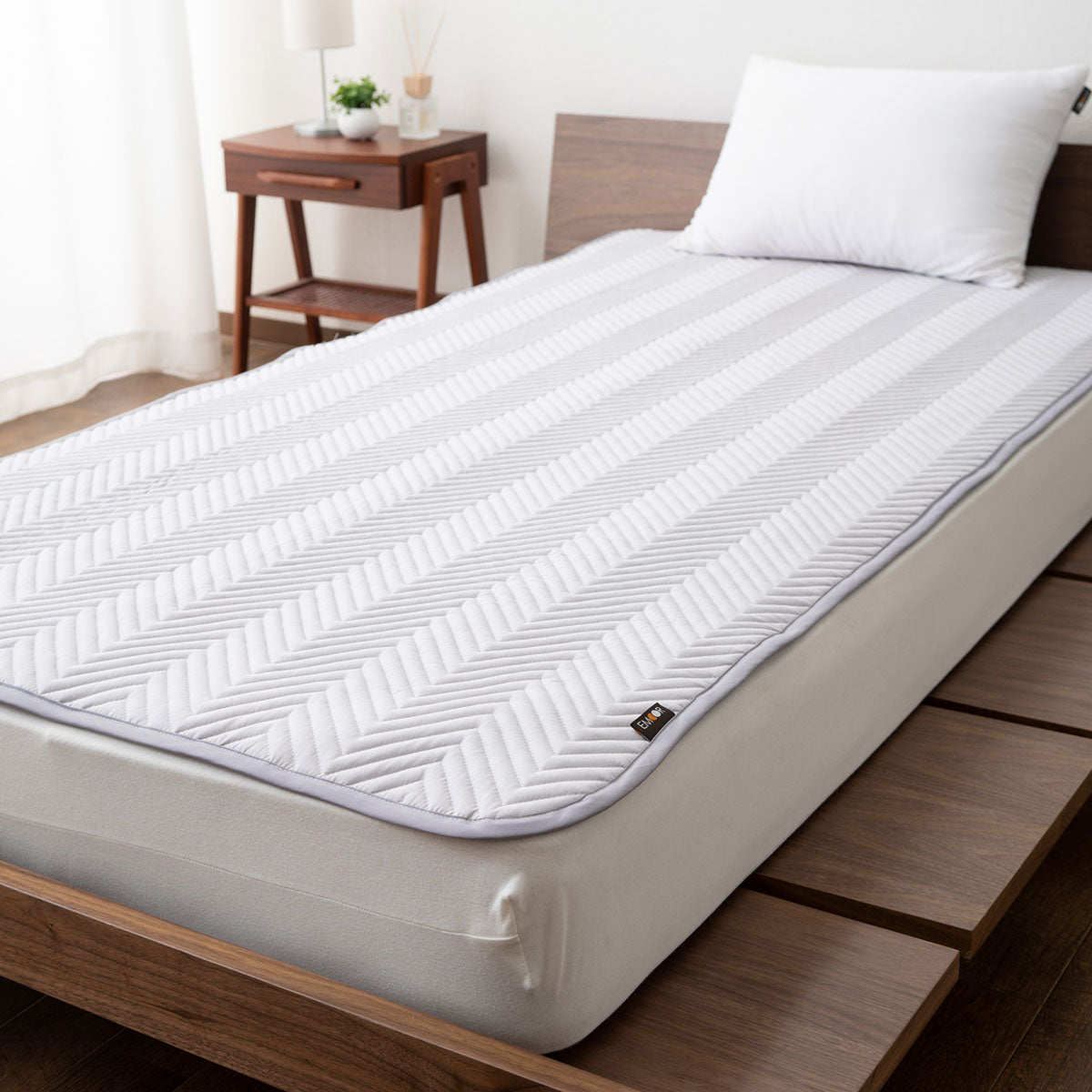 フランスベッド　らくピタパイル抗菌パッド ベッドパッド セミダブル 新品未開封 完全保存版】フランスベッド ベッドパッド らくピタ パイル抗菌