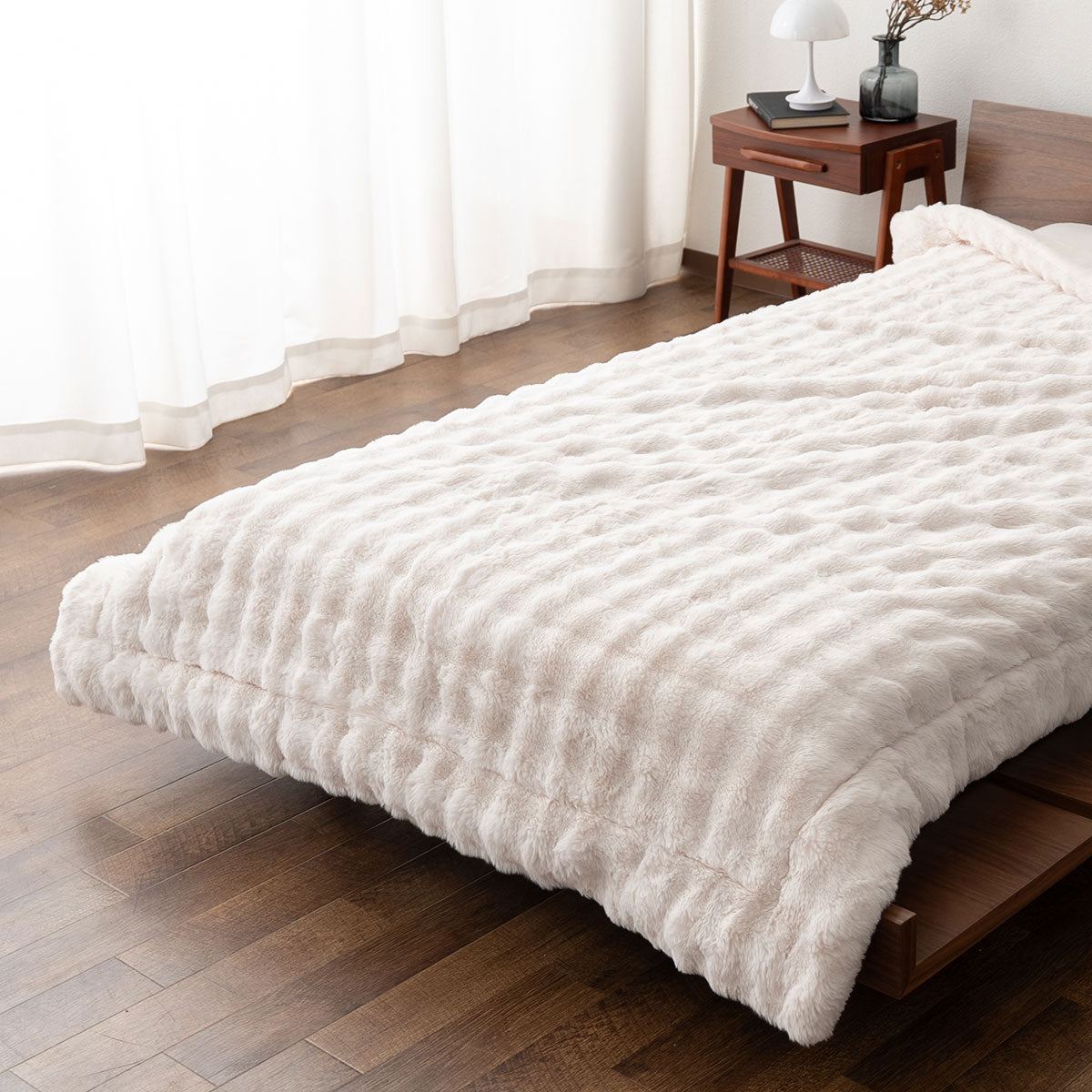 エムールヒートプラス 2枚合わせ毛布 シングル ダブル クイーン