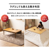 こたつ掛敷セット こたつ布団 ラグ 2点セット こたつ コタツ 炬燵 掛け布団 敷き布団 敷物 カーペット 極暖 +4℃ 吸湿発熱 あったか 秋 冬 防寒対策 寒さ対策 冷え対策 正方形 長方形 円形