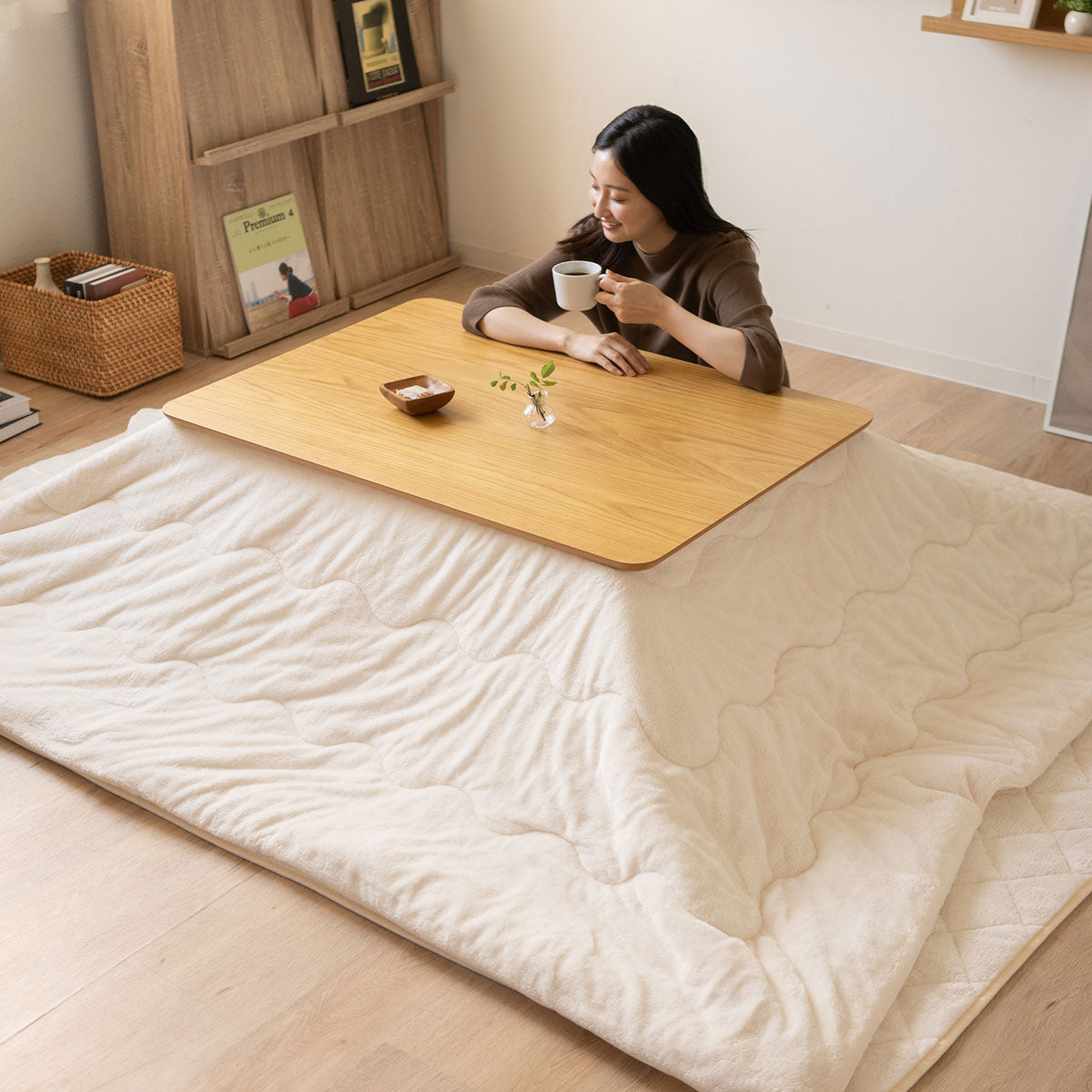 一畳こたつ用特大こたつ掛け布団 Colorsroom こたつ布団 正方形 省スペース 175×175cm すっきり