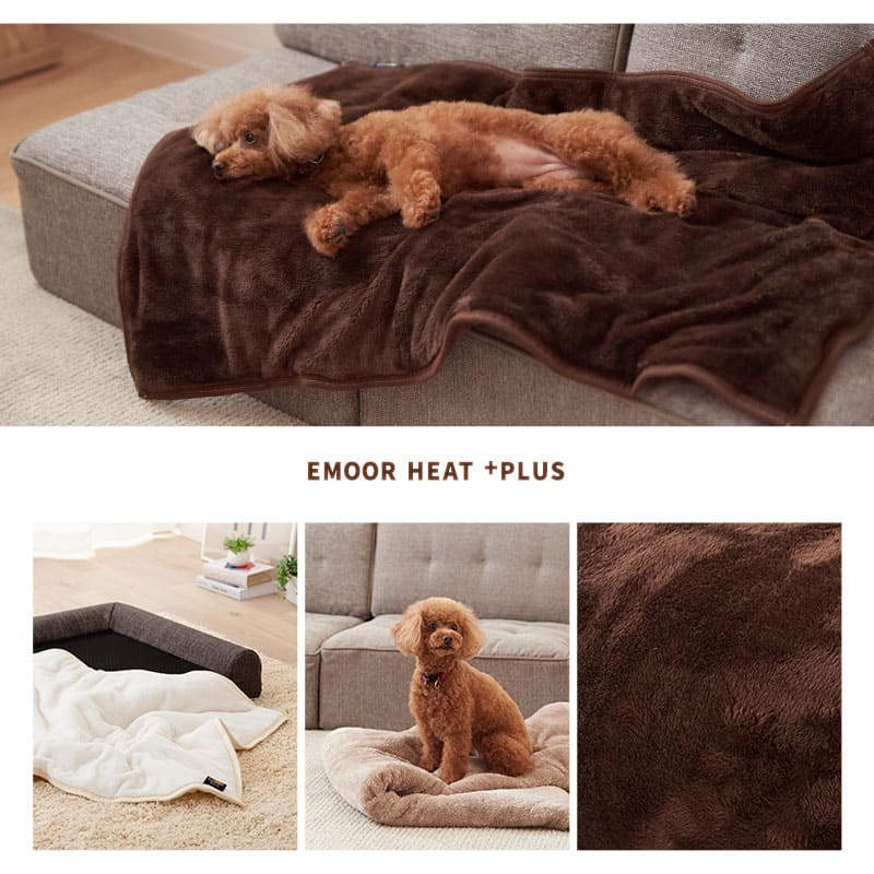 エムールヒートプラス ペット用 2枚合わせ毛布 Lサイズ ブランケット
