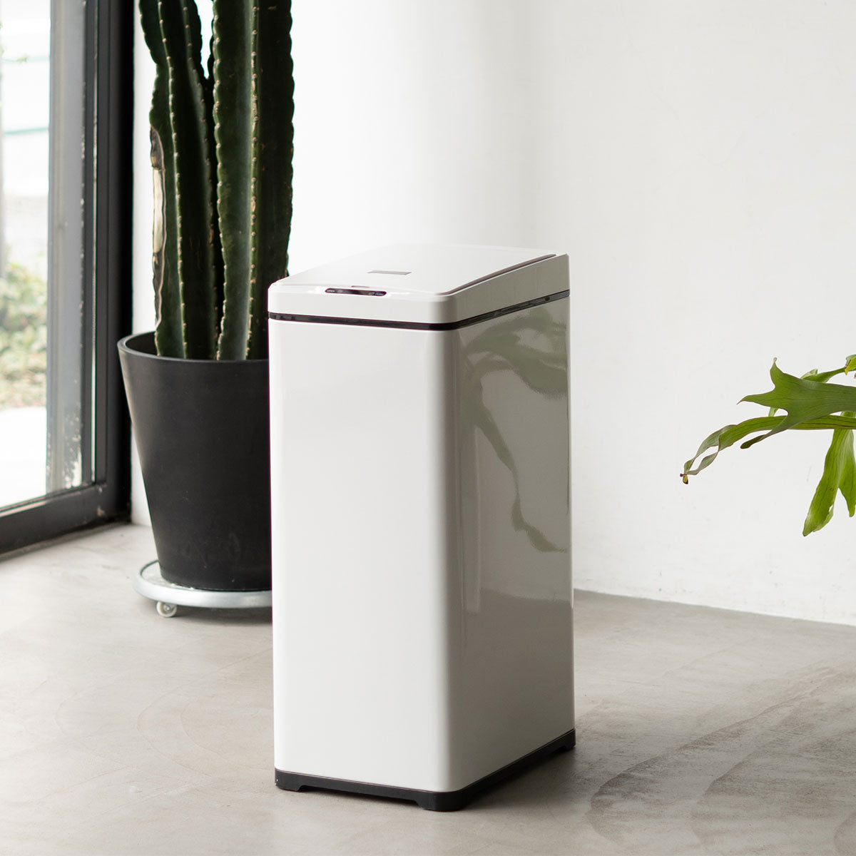 電動ダストボックス 42L ゴミ箱 自動開閉 人感センサー付き スリム