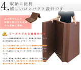 ◆廃版◆3つ折り敷き布団 ダブルサイズ 高反発ウレタン 女性向け・寝返りしやすい