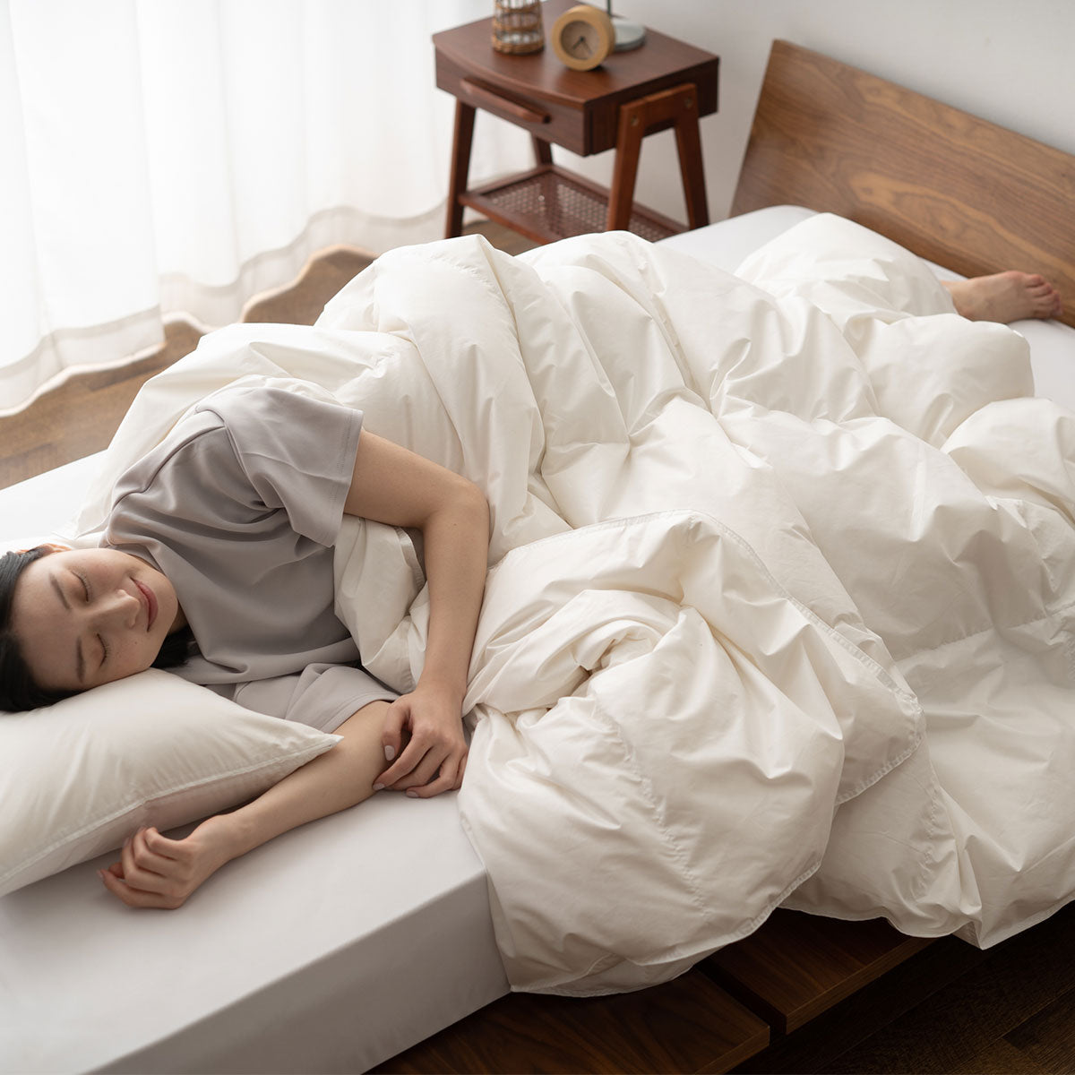 新品未使用 羽毛布団 シングルエクセルゴールド Hungarianホワイトダウン 日本製 エクセルゴールドラベル 羽毛肌掛け布団 ダウンケット シングル