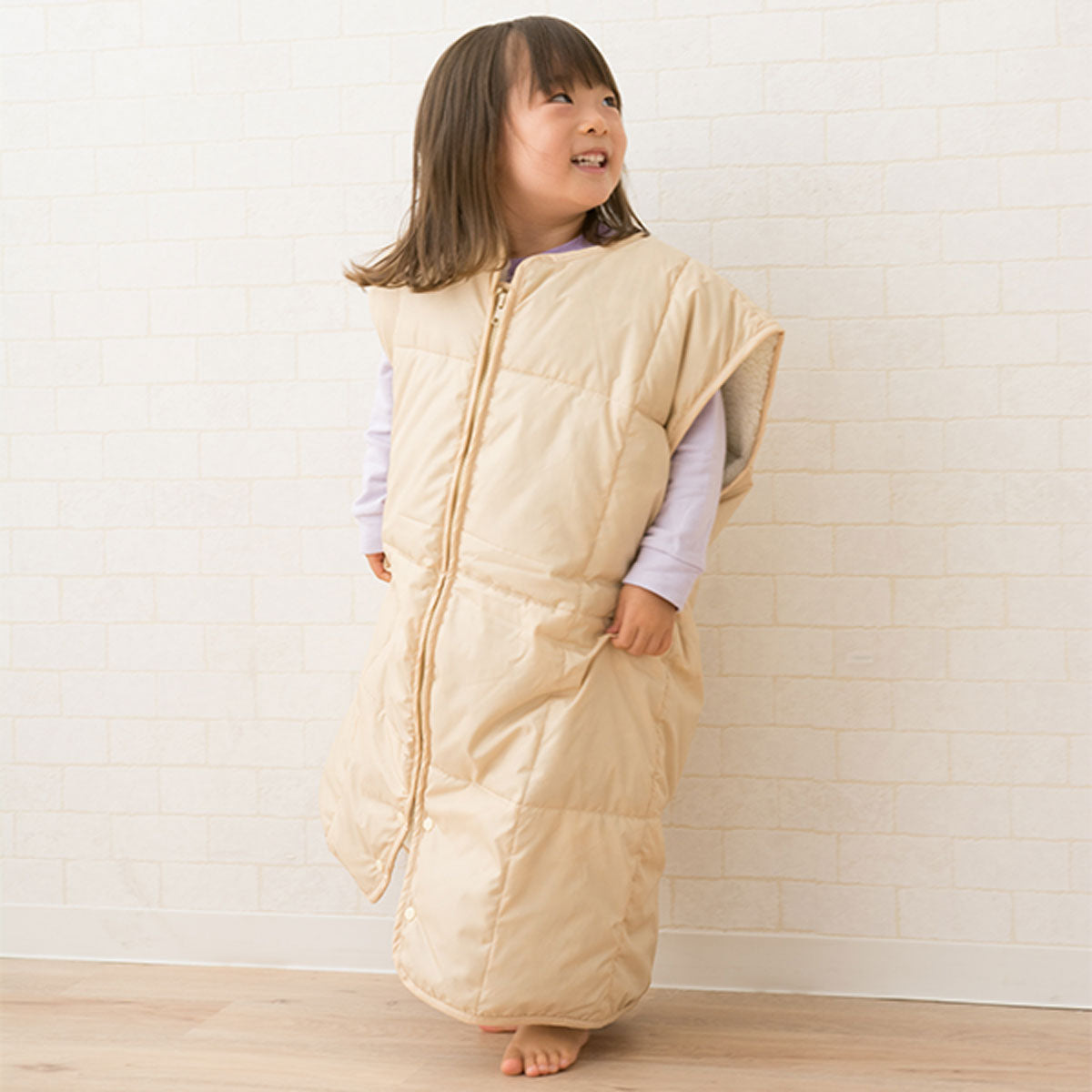 洗濯機で洗える ダウンスリーパー かいまき ベスト 親子 │ 寝具・家具