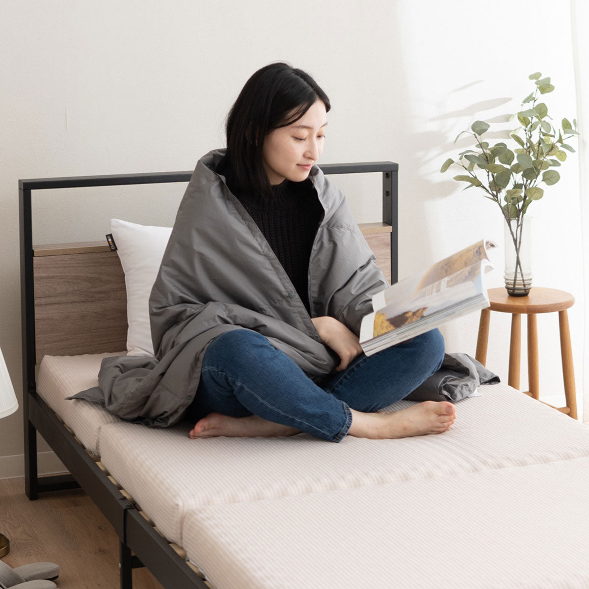 ホコモモラ ペア 洗えるダウンケット 羽毛布団 150×200cm ホコモモラ