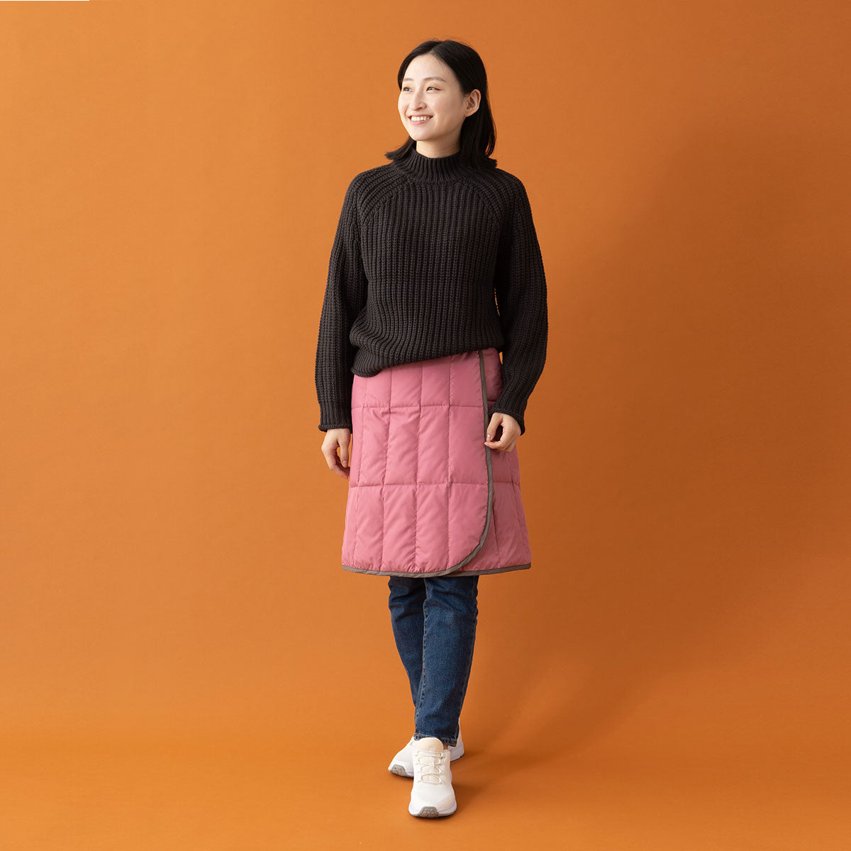 UNDERCOVER MELTING POT期　巻きスカート EMOOR DOWN】 洗える 羽毛 巻きスカート ラップスカート ひざ掛け