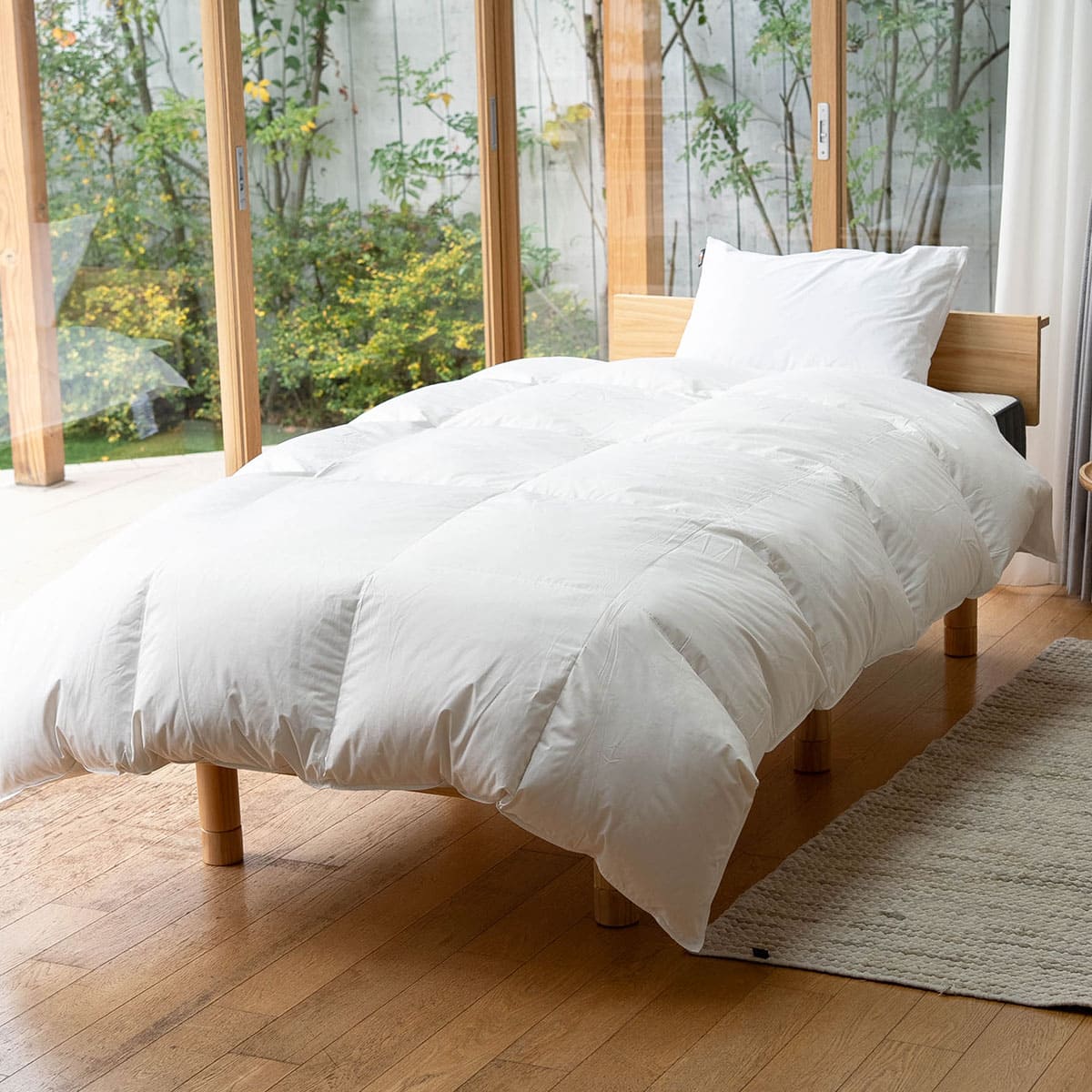 羽毛布団 シングル セミダブル ダブル クイーン キング リサイクル羽毛