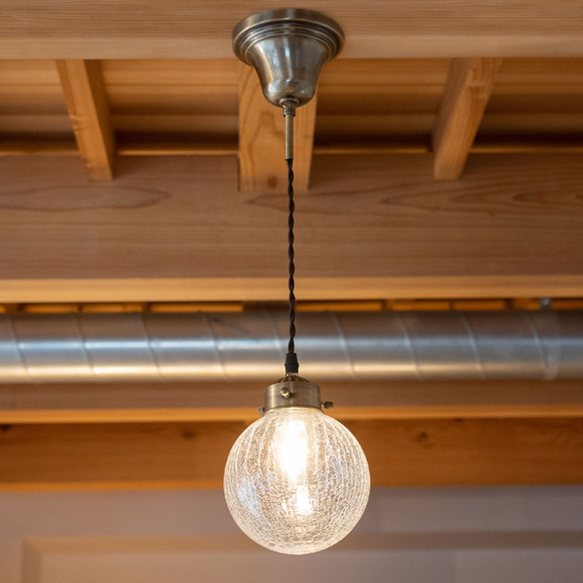 シーリングライト ペンダントライト スポットライト LED対応 1年保証 コードの長さ調節可能 クラックガラス