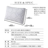 高さも硬さも変えられる 枕 まくら ピロー 5層構造 抗菌 吸湿発散 通気性 カスタマイズ 高さ調節可能 硬さ調節可能 軽量 高品質