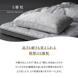 抗菌 布団3点セット シングル （羽毛入りハイブリット掛け布団・マチ付き敷き布団・高さも硬さも変えられる枕） 日本製 洗える 掛け敷き枕 組布団 高品質