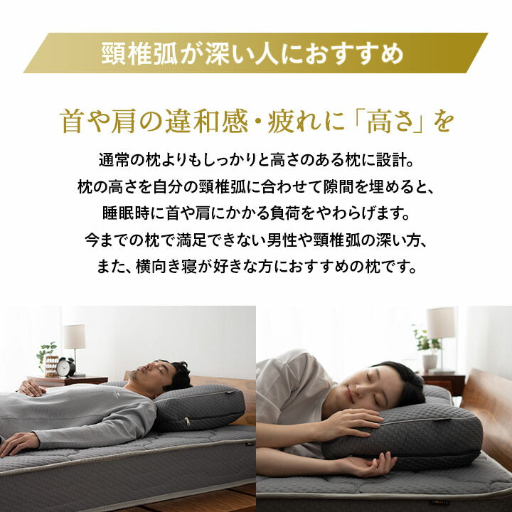 グランドマックスピロー 極厚 高め まくら 高さ調節可 枕 洗える ショールーム体験可