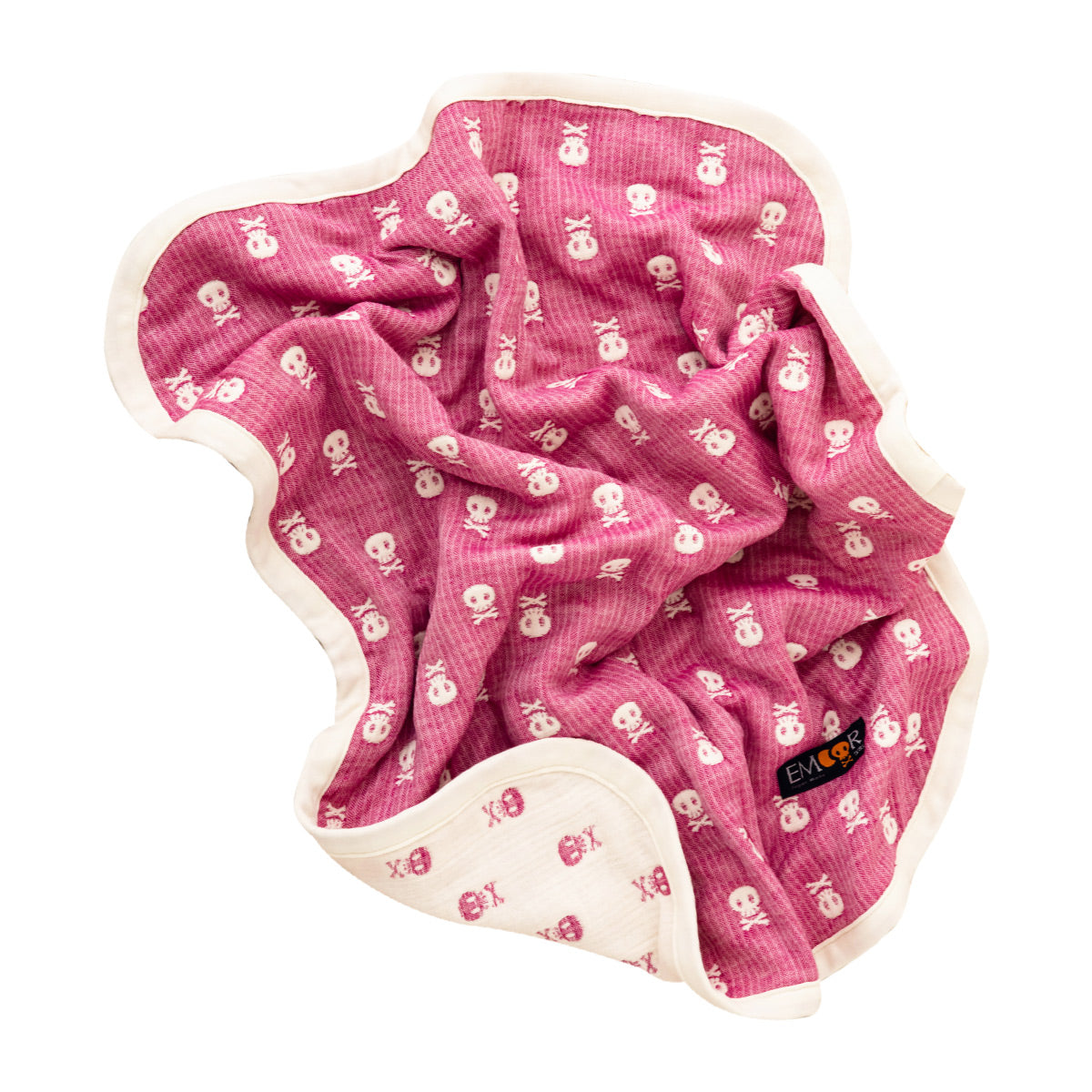 ガーゼケット ベビー サイズ 90×120cm ハーフ マトリョーシカ柄 スカル柄 日本製 綿100% 6重織 ガーゼ 丸洗い