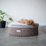 ラグジュアリーベッド 専用カバー Mサイズ 滑り止め付き 洗い替え 予備 ベッドカバー ねどっこ 円形 丸型 ラウンド 犬 猫 ペット ベッド ブランケット 小型犬 あったか もこもこ ふわふわ 冬用 寒さ対策 防寒対策