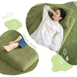 芝生生地 ボックスシーツ コンパクトサイズ  コンパクトマットレス専用 幅65cmマットレスカバー 替えカバー 洗い替え 低ホルムアルデヒド オールシーズン ごろ寝