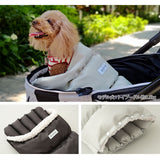 シュラフ バギーベッド 小型犬 収納ポーチ付き ブランケット付き 防寒 撥水 洗える バギー用ベッド カート用ベッド ドライブベッド ペットベッド ドッグベッド 犬用 ペット用 移動 おでかけ ペット用品