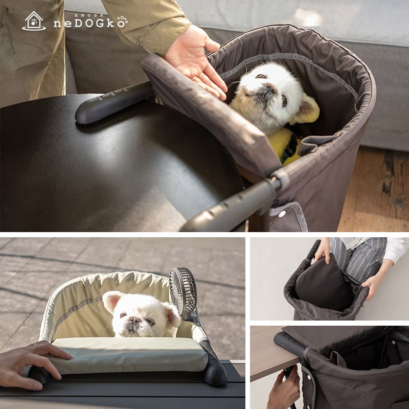 テーブルにつける ベッド わんぽっけ 愛犬用の席 超小型犬 小型犬 飛び出し防止 折りたたみ 撥水 ペットベッド ドッグベッド ペットチェア ドッグチェア テーブルチェア お食事チェア テーブル装着型