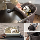 テーブルにつける ベッド わんぽっけ 愛犬用の席 超小型犬 小型犬 飛び出し防止 折りたたみ 撥水 ペットベッド ドッグベッド ペットチェア ドッグチェア テーブルチェア お食事チェア テーブル装着型