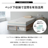 ステージベッド パレットベッド ローベッド ベッドフレーム 分割式 連結パーツ付き ロボット掃除機対応 組み換え自由 ジョイント 木製 軽量 耐久性 通気性 ベッド下収納 収納家具 シングルサイズ ロータイプ