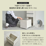 野菜ストッカー 幅32cm 4段 石目調 キッチンワゴン ストッカーワゴン キッチンストッカー ストック棚 収納棚 木製 桐すのこ 調湿 キャスター付き 引き出し付き 常温野菜 保管 保存 備蓄 ストック キッチン収納 隙間収納