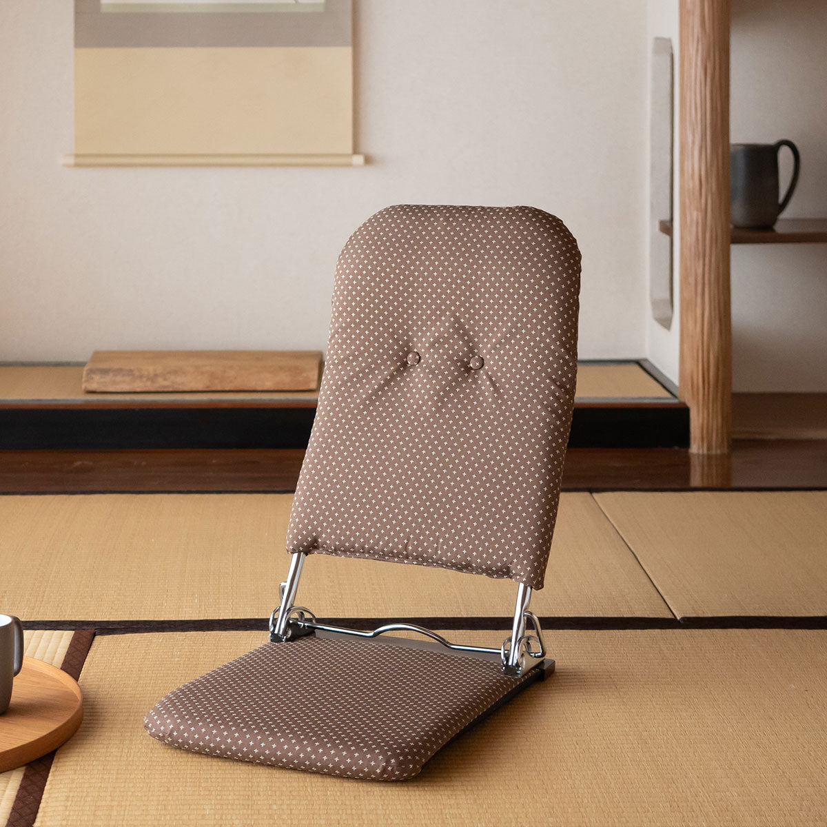 座椅子 和座椅子 フロアチェア 日本製 完成品 リクライニング 一人用