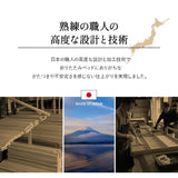 折りたためるヒノキすのこベッド日本製 ハイタイプ ヘッドボード付き