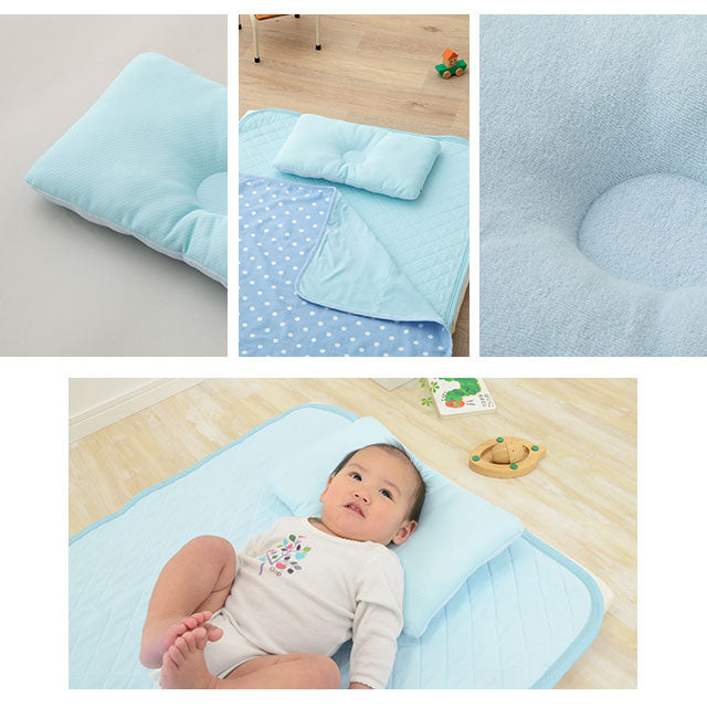 ひんやりおやすみまくら 日本製 西川リビング 夏用ベビー寝具