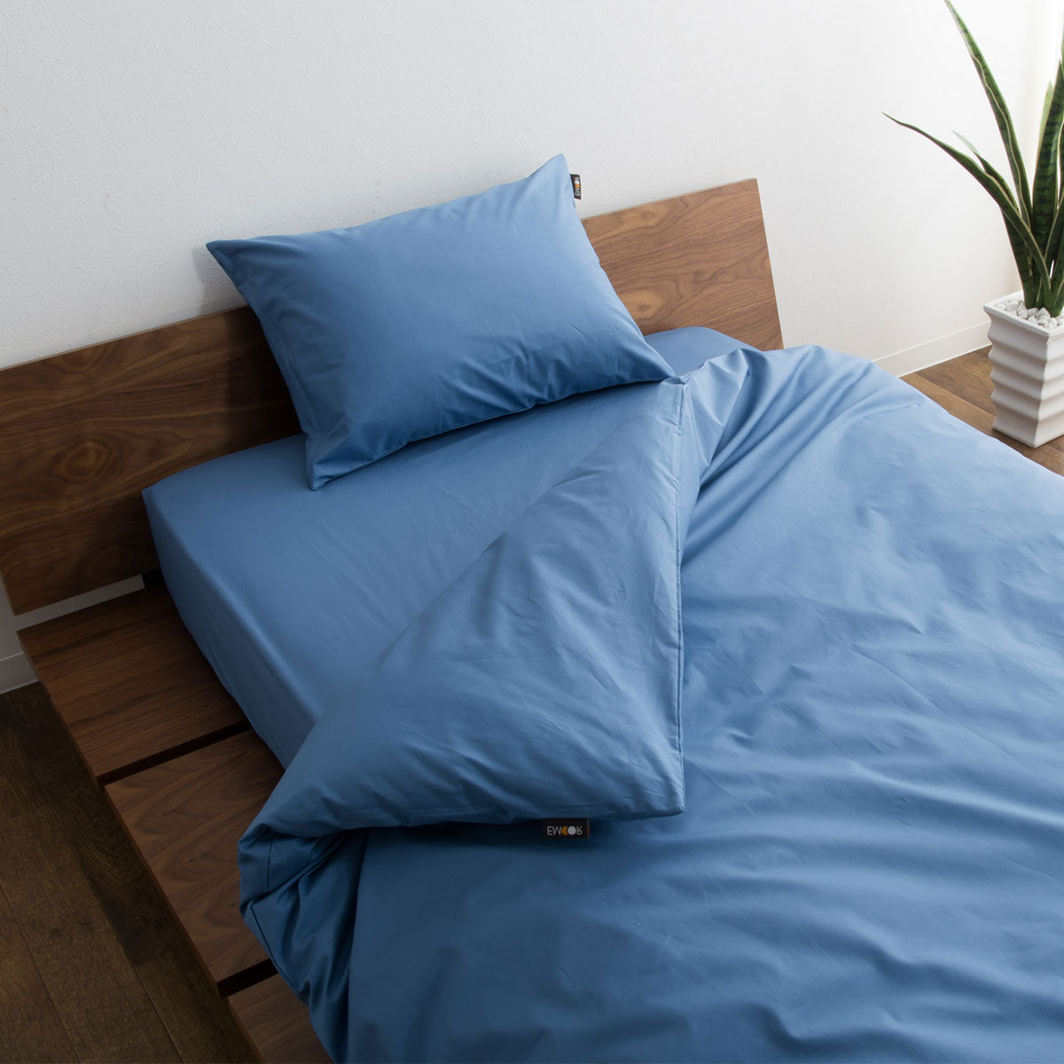 枕カバー 43×100cm 綿100％ 抗菌 防臭 防ダニ エムールカラー ｜ 寝具