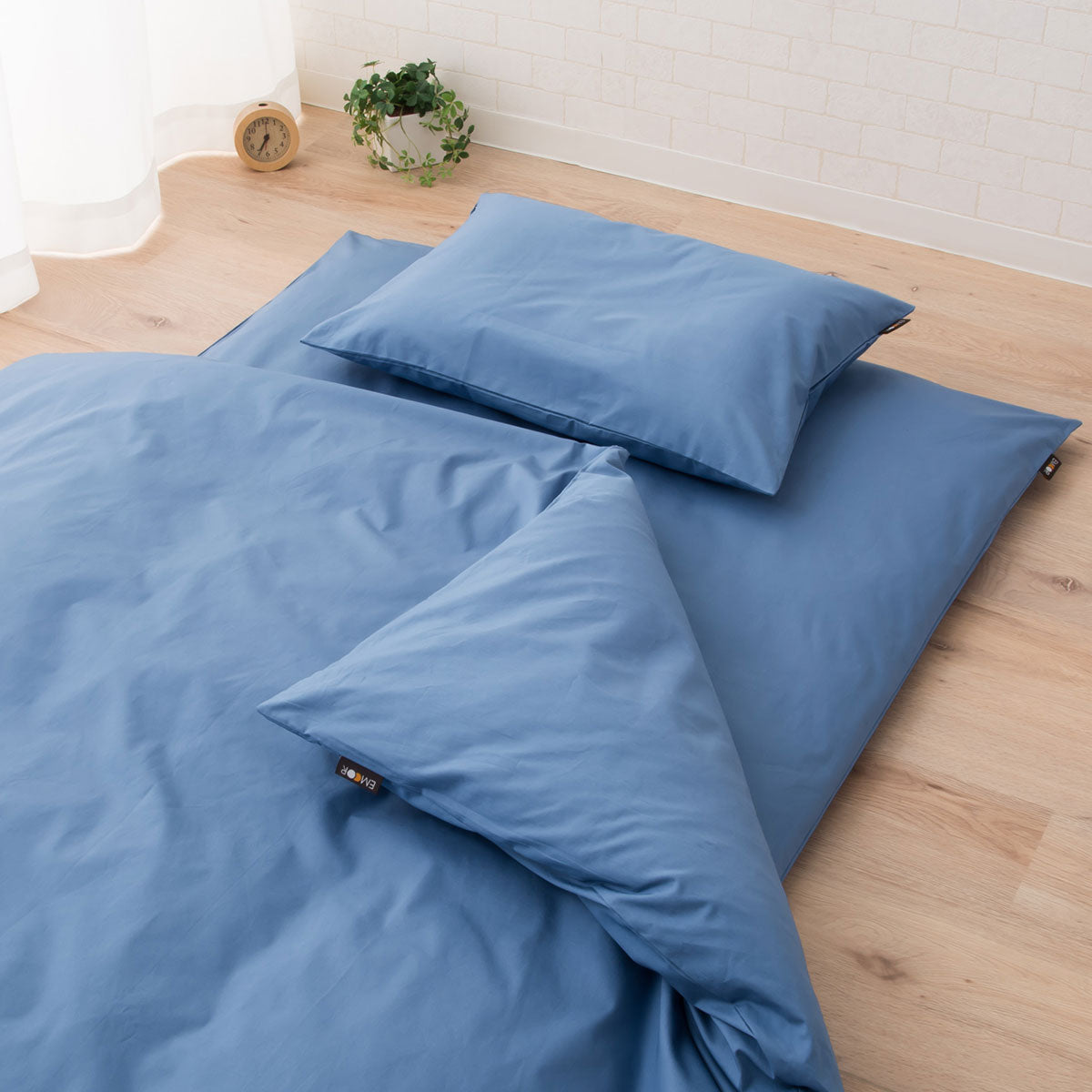 布団カバー 3点セット セミダブル 綿100％ 抗菌 防臭 防ダニ