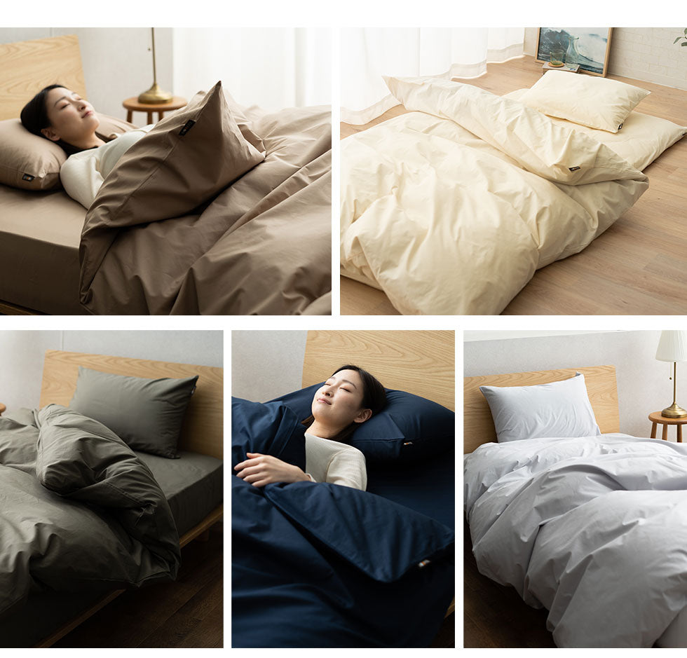 布団カバー 3点セット セミダブル 綿100％ 抗菌 防臭 防ダニ