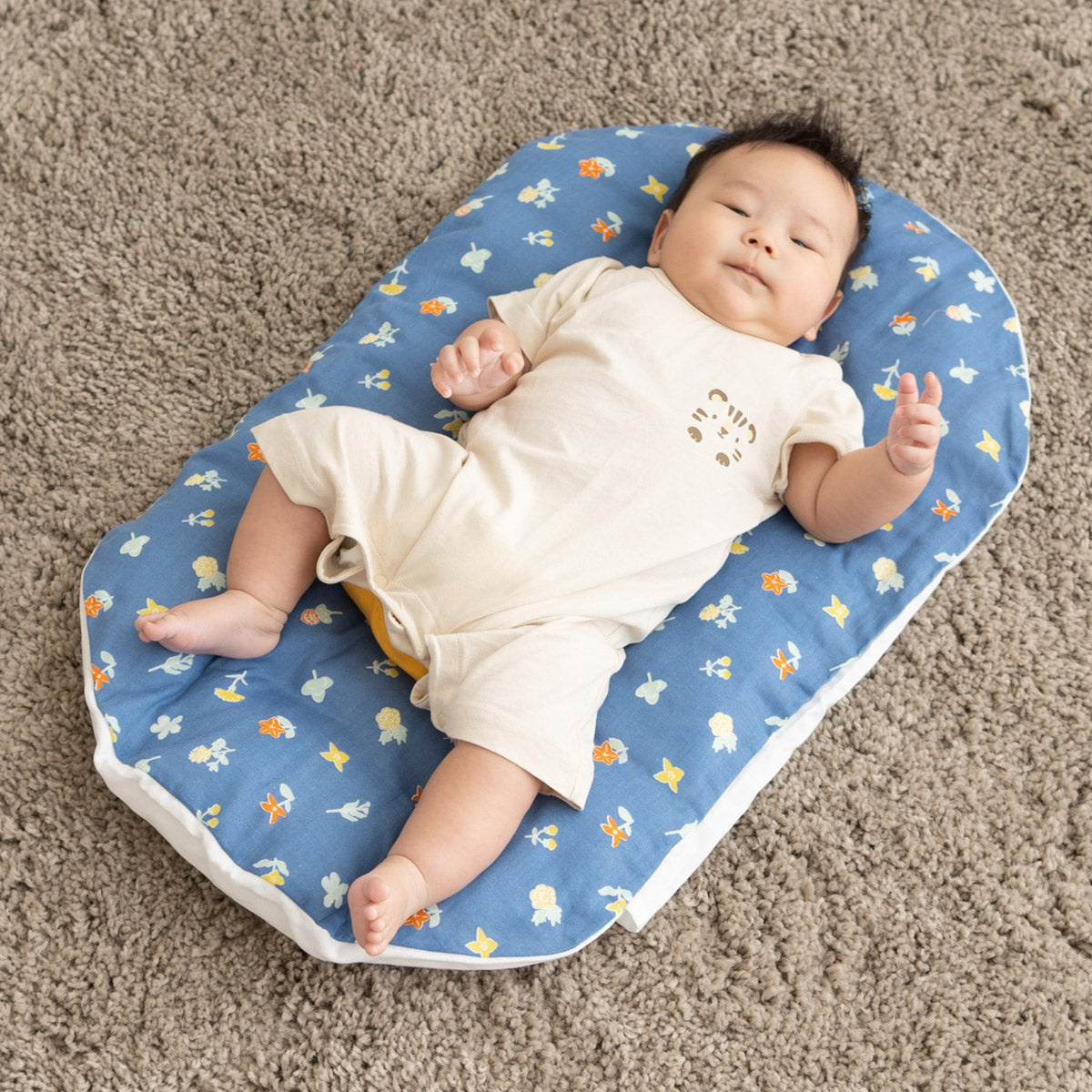 抱っこ布団 トッポンチーノ 背中スイッチ 日本製 綿100% ベビー