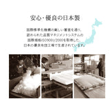 洗濯機で洗える掛け布団 シングルサイズ 国産 ナチュラルフィール ダウンライクファイバーフィル